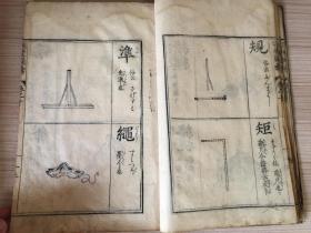 清中期和刻本《训蒙图汇 器用卷》一册，全图本
