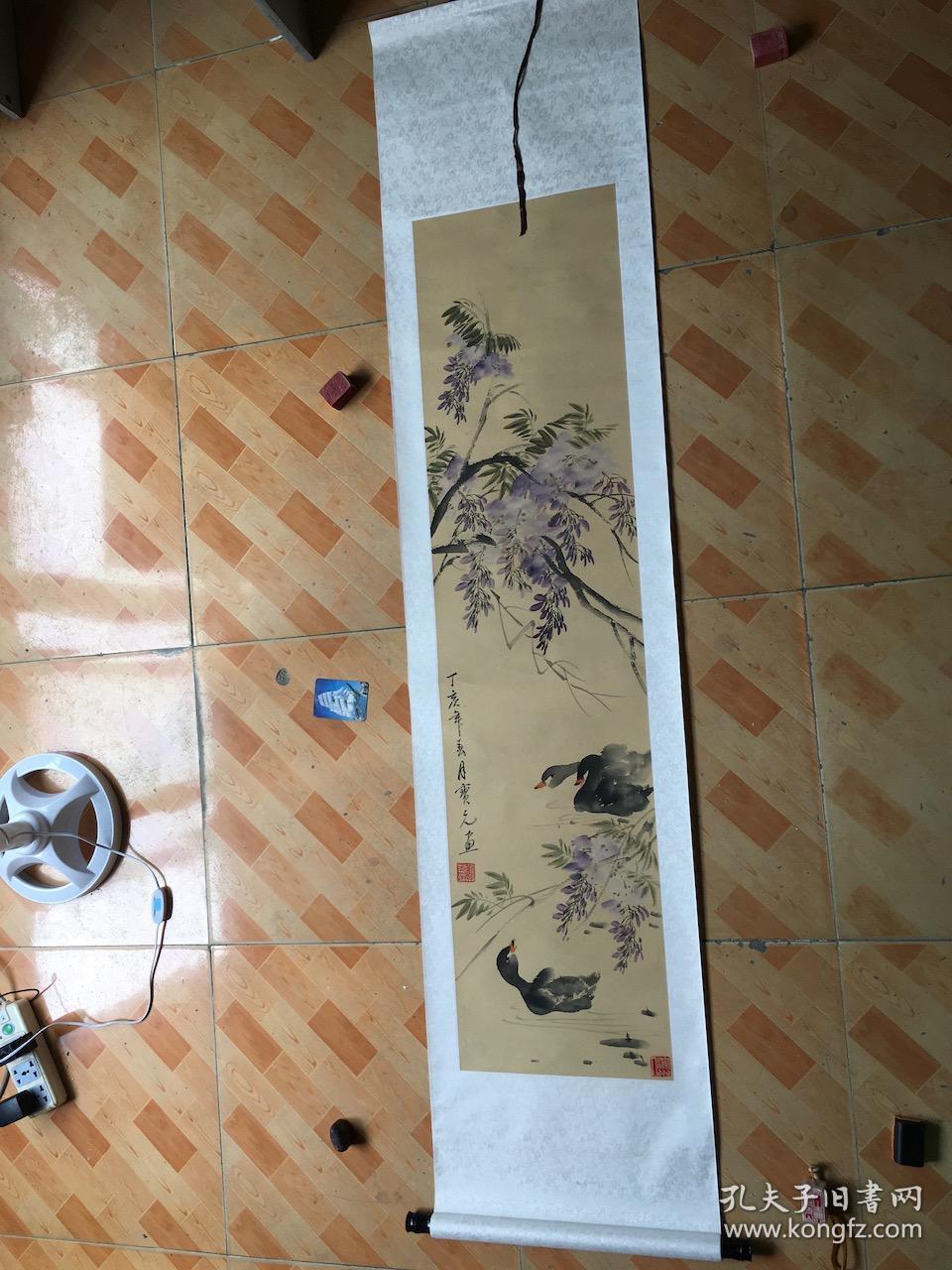 刘宝元 国画《仿古花鸟》