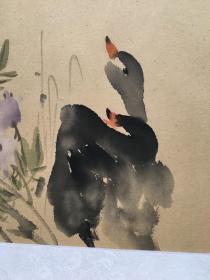 刘宝元 国画《仿古花鸟》