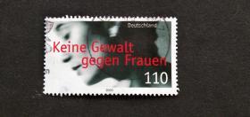 德国邮票（妇女）：2000 Campaign Against Suppression of Women反对压迫妇女运动 1套1枚