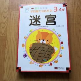幼儿岁学前脑力训练系列3-4岁：迷宫、描画、找不回、找一找、捉迷藏、思维游戏、连线、涂色（全套8本）