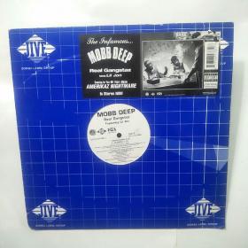 Mobb Deep《Real Gangstaz》（东岸硬核说唱）欧美原版黑胶LP唱片