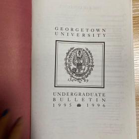 Georgetown university外文原版