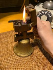 美国 自由钟 机械煤油台式 古董收藏打火机