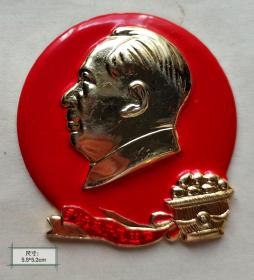 毛主席像章(中国人民解放军建工部军管会)