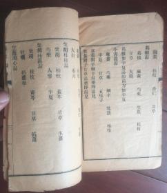 《伤寒病类方》《伤寒类方》两册合订，清代中医学家曹炳章藏书（夹带精美手写献方一页）