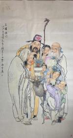 钱慧安，六尺画心