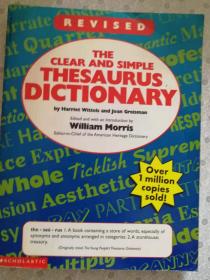 The Clear And Simple Thesaurus Dictionary Revised