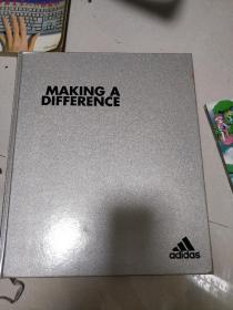 英文原版 Making a Difference Adidas “与众不同”阿迪达斯历史书英文非常稀有！精装，现货！