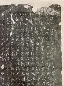 北魏张祚墓志铭拓片，尺寸47.47石刻于神龟二年，保真保原拓。