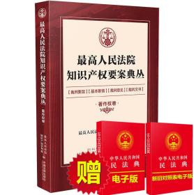 2020 最高人民法院知识产权要案典丛 著作权卷 知识产权审判庭 中国法制出版社9787521609660