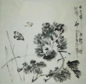 张兆羽68*68【作品保真，取自画家本人。】
字翔之，法名日必旺修。画室涵泳斋。湖南郴州人。现为北京美协会员，湖南省美协会员，郴州市美协会理事，国家一级美术师，中国国画院特聘画师，中国国画研究院院士、研究员
