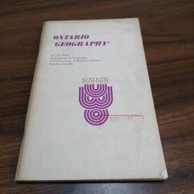 【馆藏英文正版】ONTARIO GEOGAPHY 1978.12，安大略地理