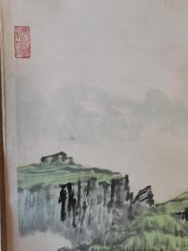 李颖：立轴4屏，136*56厘米*4屏，立轴原装原裱，局部有少许破裂及残缺，纸张自然老旧，泛黄，有斑点，有年代感，墨已透背，如图。李颖[1]（1934-2004）河北辛集人。 1961年考入北京中国画院研究生班，导师有吴镜汀、秦仲文、郭传璋等先生，1965年毕业后留院任专业画家。中国美术家协会会员。