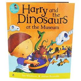 英国图书馆阅读量十大作家Ian Whybrow绘本Harry and the Dinosaurs at the Museum