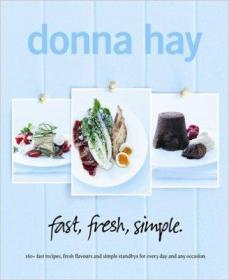 食譜女王Donna Hay 美食fast, fresh, simple.英文原版/包邮