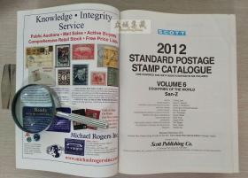 ^@^ 美国斯科特邮票目录 2012-6 SCOTT CATALOGUE