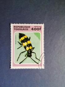 外国邮票  多哥邮票 1996年昆虫  （盖销票）