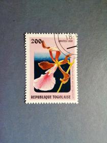 外国邮票  多哥邮票 1999年 花卉  （盖销票）