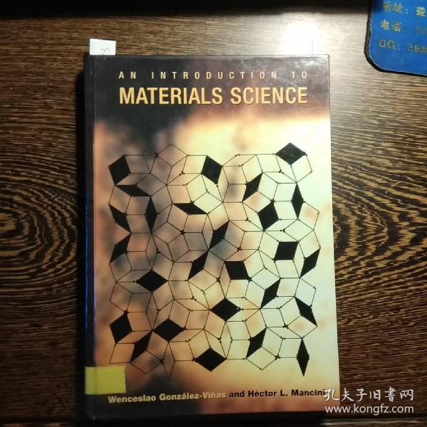 AN INTRODUCTION TO MATERIALS SCIENCE