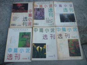 中篇小说选刊1994年（1—6期合售）