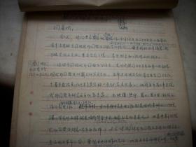 1979年- 陕西师范大学著名教授【杨文极】先生手稿46页！