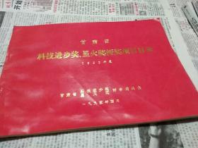 甘肃省科技进步奖、星火奖授奖项目目录 1992年度