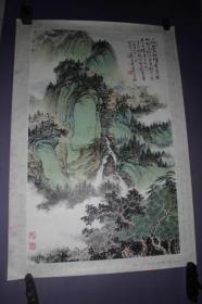 锦绣河山（2开年画）杭青石 作