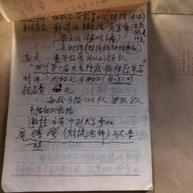 张光儒86年笔记一本