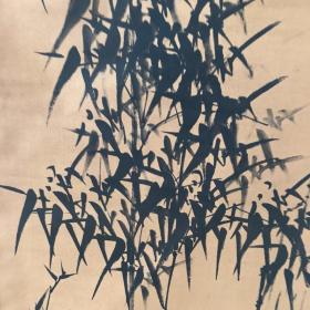 清朝字画国画收藏 郑板桥竹子画古代字画装饰客厅画中堂画 包邮