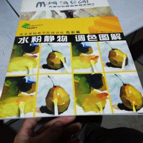 水粉静物调色图解和名家色彩静物实例2本