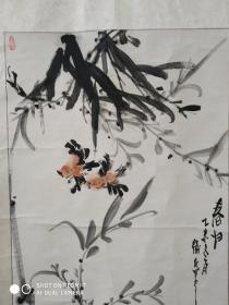 闽南画竹第一人刘卫民作品136.70cm