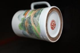 江西景德镇市第五瓷器生产合作社山水茶杯