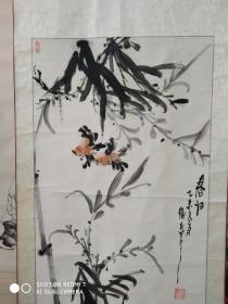 闽南画竹第一人刘卫民作品136.70cm