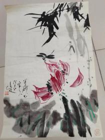 中国美协会员北京画院著名画家杨达林作品3平尺保真