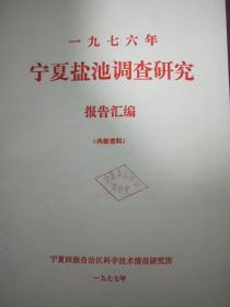 宁夏盐池调查研究报告汇编