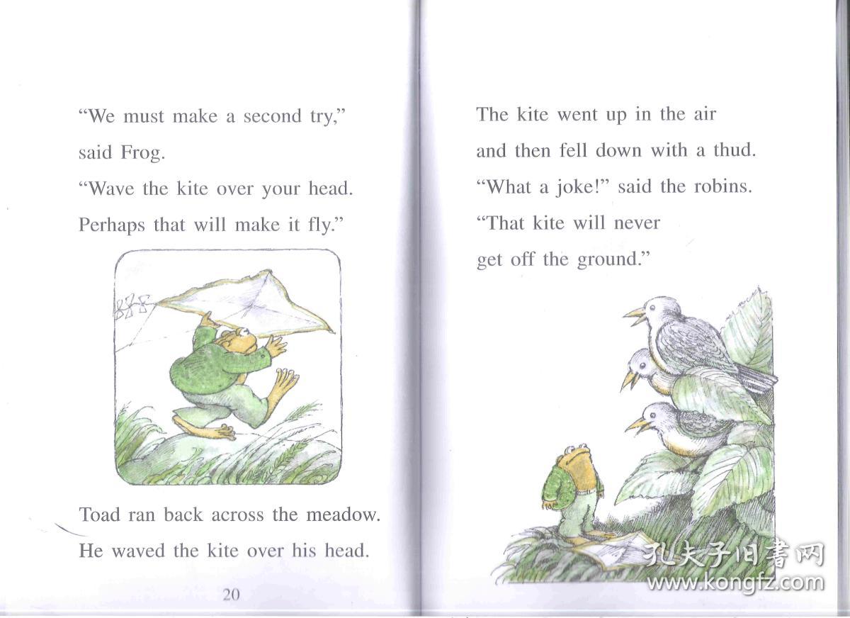 |绘本读本| 原版英语彩色漫画故事书 I Can Read! --Days with Frog and Toad【店里有许多英文原版书欢迎选】