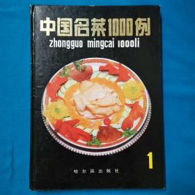 中国名菜1000例（1）（16开精装，全彩色铜版纸印刷）