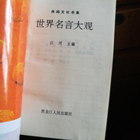 世界名言大观