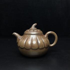 陈鸣远瓜壶精品手工紫砂壶 造型独特 制作精细 古朴素雅 品相极佳