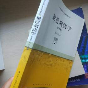 规范刑法学（教学版）/21世纪高等院校法学系列精品教材