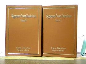 Supreme Court Decisions Volume1和2合售（16开精装本）