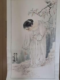 何家英 人物 当代著名画家 中国美协副主席 天津美术学院教授 手绘作品