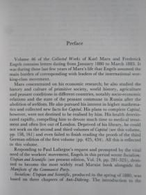 Karl Marx Frederick Engels Collected Works（Volume 46）: Marx and Engels Letters 1880-1883（英语原版 布面精装本）马克思恩格斯文集（第46卷）：马克思恩格斯书信 1880-1883年