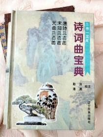 诗词曲宝典:三合一文库1996一版一印5000册