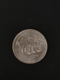 美国50州国家公园硬币-2016 West Virginia 25美分/ 25cents/1 quarter