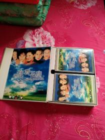 流星花园【十九集电视连续剧】（盒装，正版DVD7碟完整版+F4演唱会DVD1张，国语对白，中文隐藏字幕，贵州东方音像出版社2001年出版发行，盘面几无划痕，正版保证。）