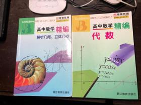 高中数学精编：代数 解析几何、立体几何（全套2册合售）  骐骥教育培训指定用书