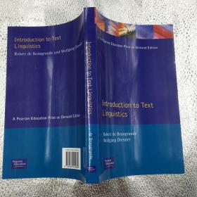 introduction to text linguistics 
9780582554856