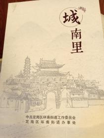 《城南里》，舟山市定海区环南街道。介绍定海城南历史文化的百科全书，涉及历史沿革，街道里弄，详细介绍各种文物，地名，老建筑，名人等历史故事。竹山门，三忠祠，南珍桥，红毛馆，定海道头，观音桥，周家塘，会馆弄，东岳山，孙中山与定海，许家大屋，许廷佐，出租车大王周祥生，定海举人孙尔瓒，还有历代定海古诗词选，等等，300多页，很厚的一本书。